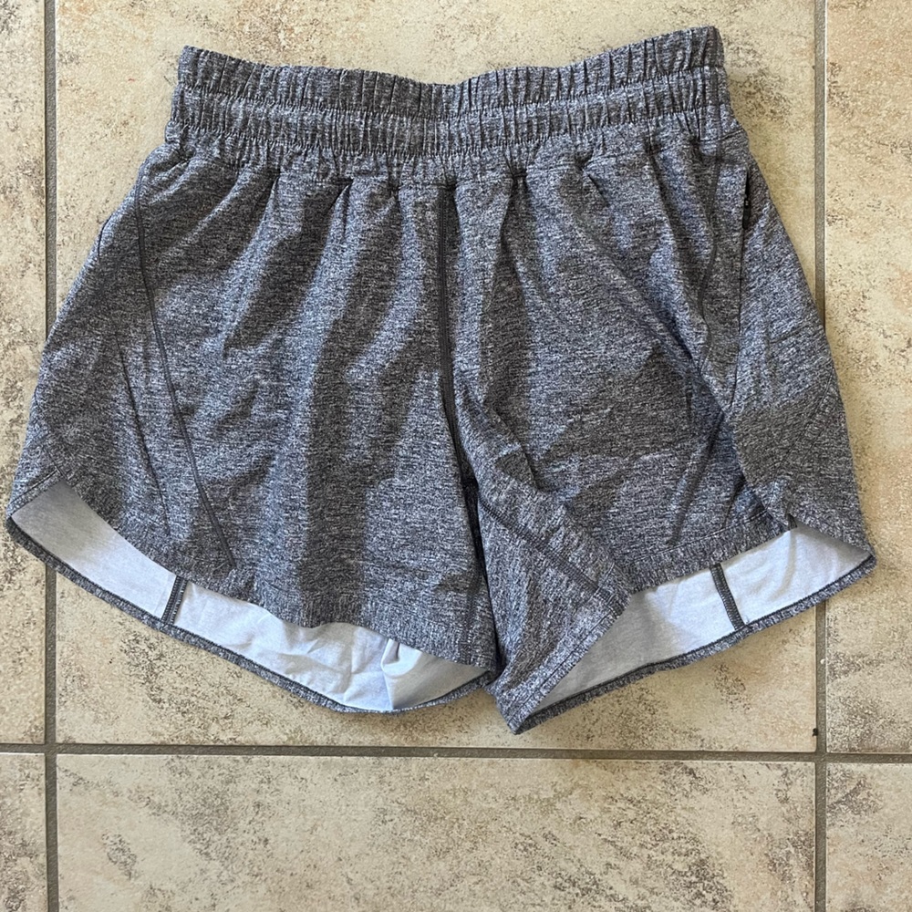 Lululemon Women’s Track That running shorts, size 10, 5 inch inseam, like new